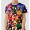 Summer Round Neck HOT Game Plants Vs. Zombies Pattern 3D Printed Top Fashionable Casual Short Sleeved Children's Boy T-shirts