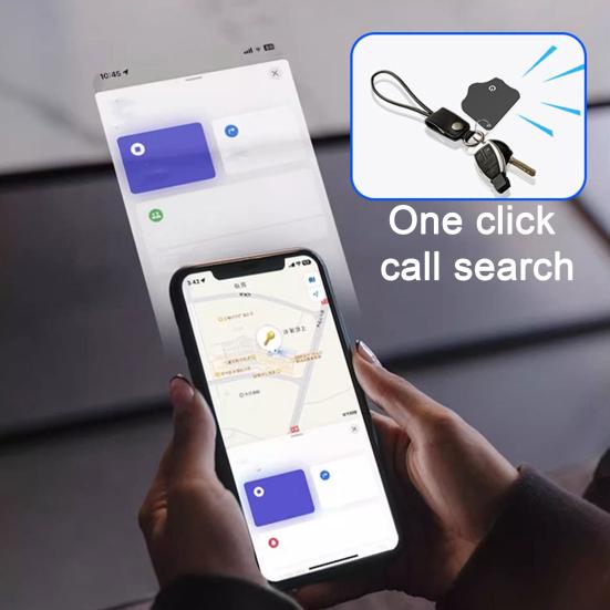 Smart Wallet Tracker Card IP68 Waterproof Ultra-Thin GPS Item Finder Locator Wireless Rechargeable Luggage