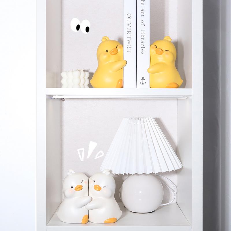 Cartoon Yellow Duck Resin Bookend Ornament