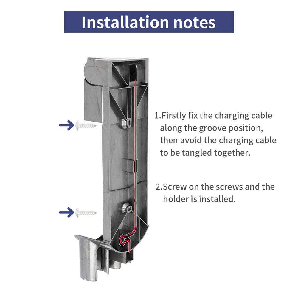 Replacement for Dyson V7 V8 Pylons Charger Hanger Base Brush Tool Nozzle Base Bracket Storage Equipment Shelf Vacuum Cleaner