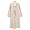 heliopole 12003032021HN Beige Linen Long Coat coat 38 beigeUsed
