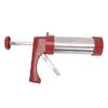 Cookie Press Decorating Kit for Baking Stainless Steel Cookie Maker with Discs and Piping Tips for Biscuits Cake Dessert