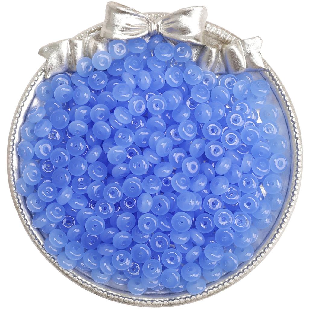 High quality wheel bead glass rice bead DIY jewelry accessories handmade beaded bracelet material