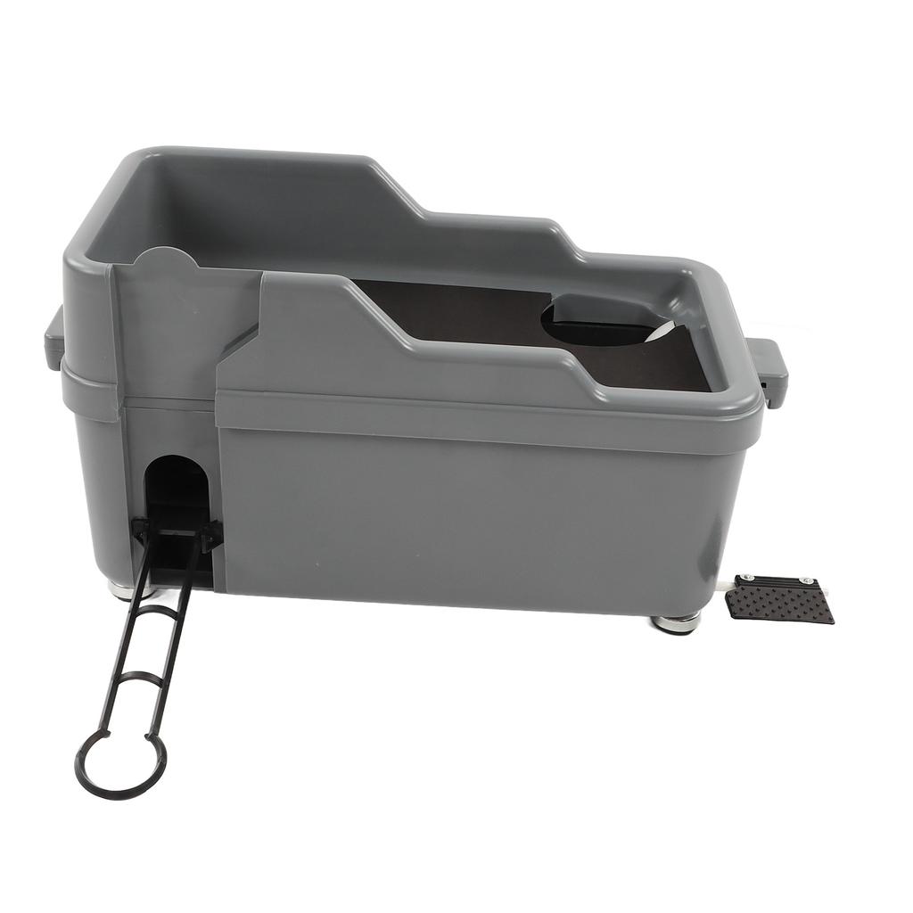 Halbautomatischer Golfballspender Technischer Kunststoff Grau Ohne Batterie Wurfmaschine für 80 bis 100 Bälle