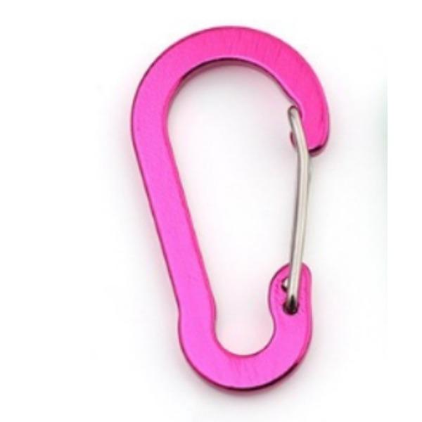 

5 шт. Однотонные пряжки Мини-карабины с проволочной защелкой для активного отдыха, походов, маленькие, прочные, быстросъемные фиолетовый