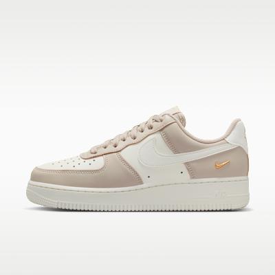 Nike Air Force 1 Дышащие Низкие Скейтбордические Кроссовки Женские Бежевые 35.5