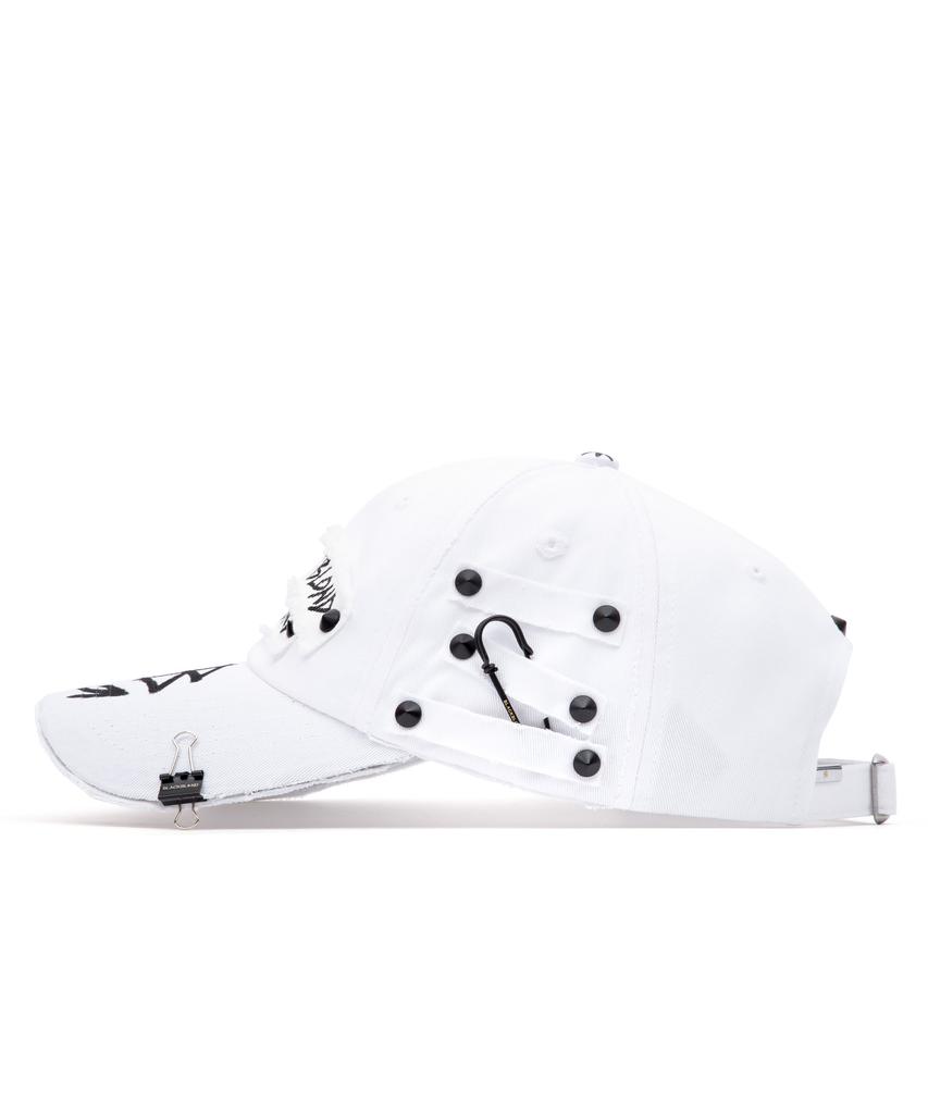 BLACKBLOND Vividi Big Smile Patch Logo Cap (White)