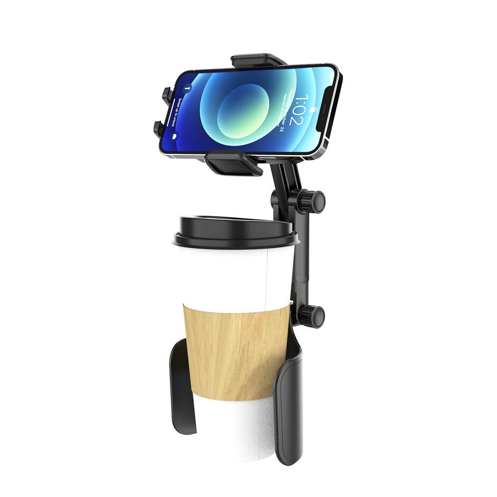 Universal Rotating Car Cup Phone Holder for Ride-hailing