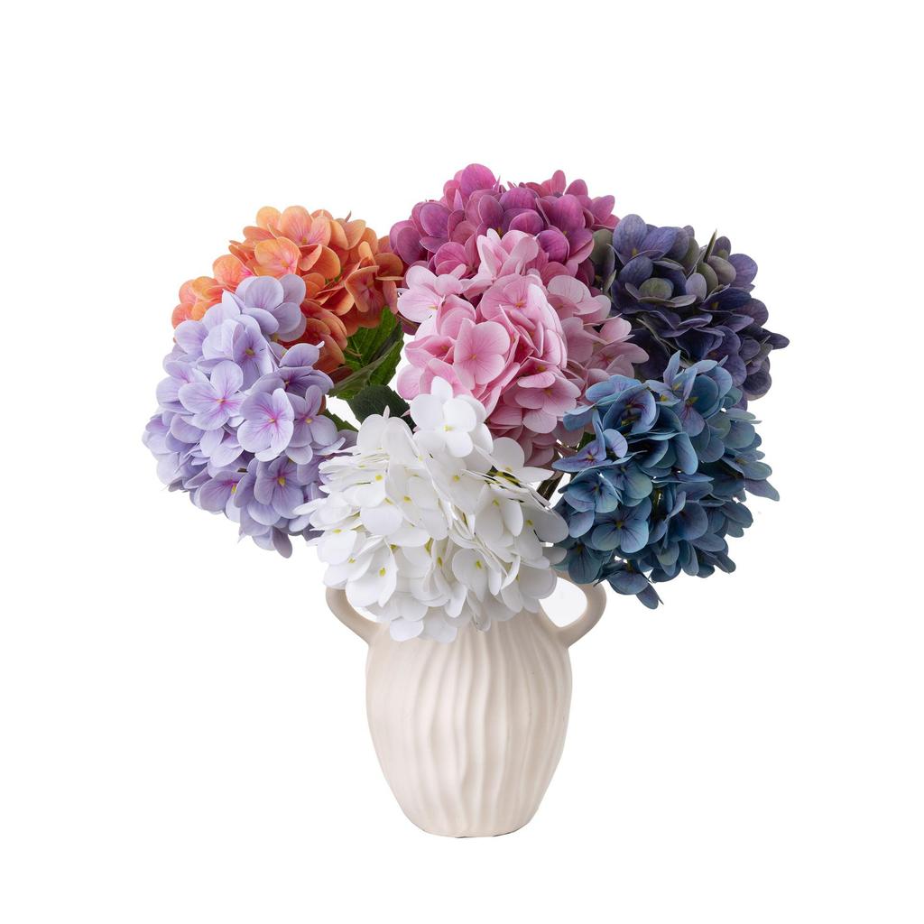 Hydrangea Faux Flower - Realistic Wedding Decoration with INS Style