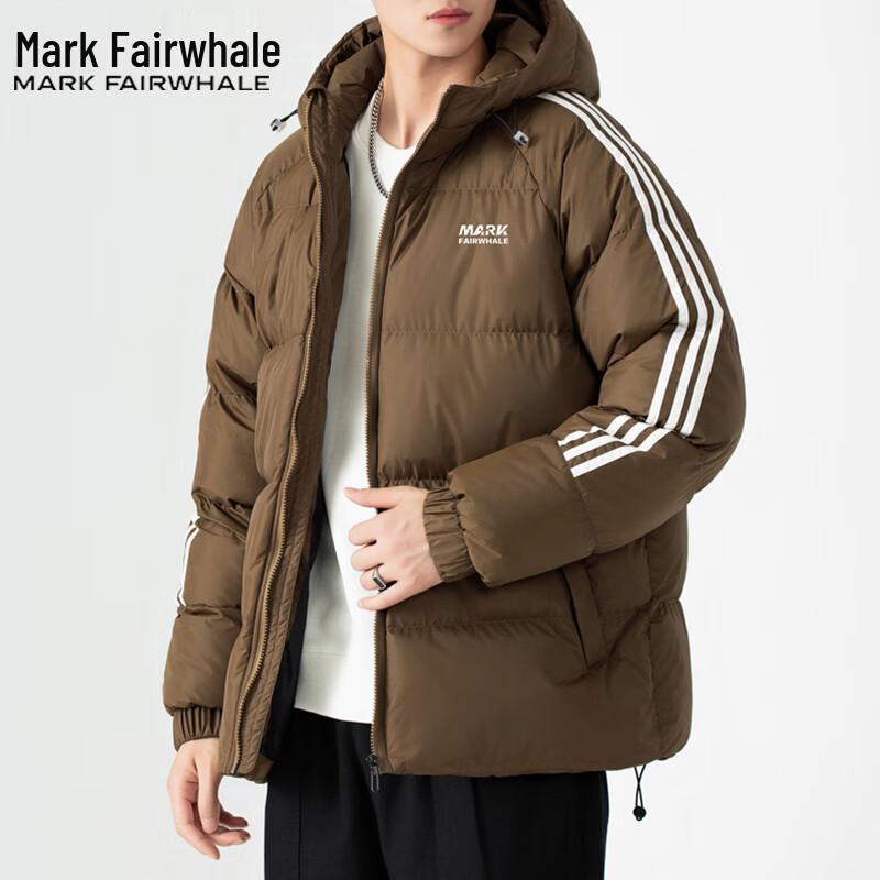 Mark Fairwhale Men's Winter Hooded Puffer Jacket
