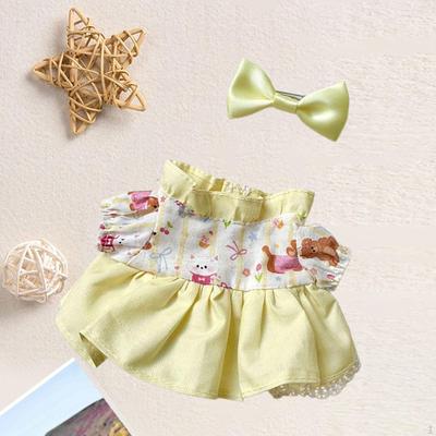 2 Pieces Doll Clothes Plush Outifit ,Soft Dress Up Gifts ,Cartoon Photo Props, Costume