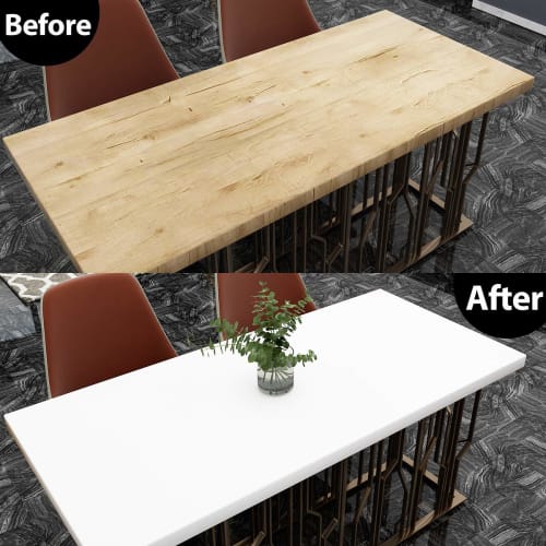 YENHOME Cutting Sheet, Plain White Wallpaper Sticker, DIY Wallpaper, Stylish Matte, 60cm x 3m, Ceiling, Wallpaper Repair, Removable, Self-Adhesive, Wa