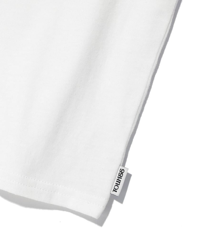 YOUHEE Youhee Double Star Graphic T-Shirt White