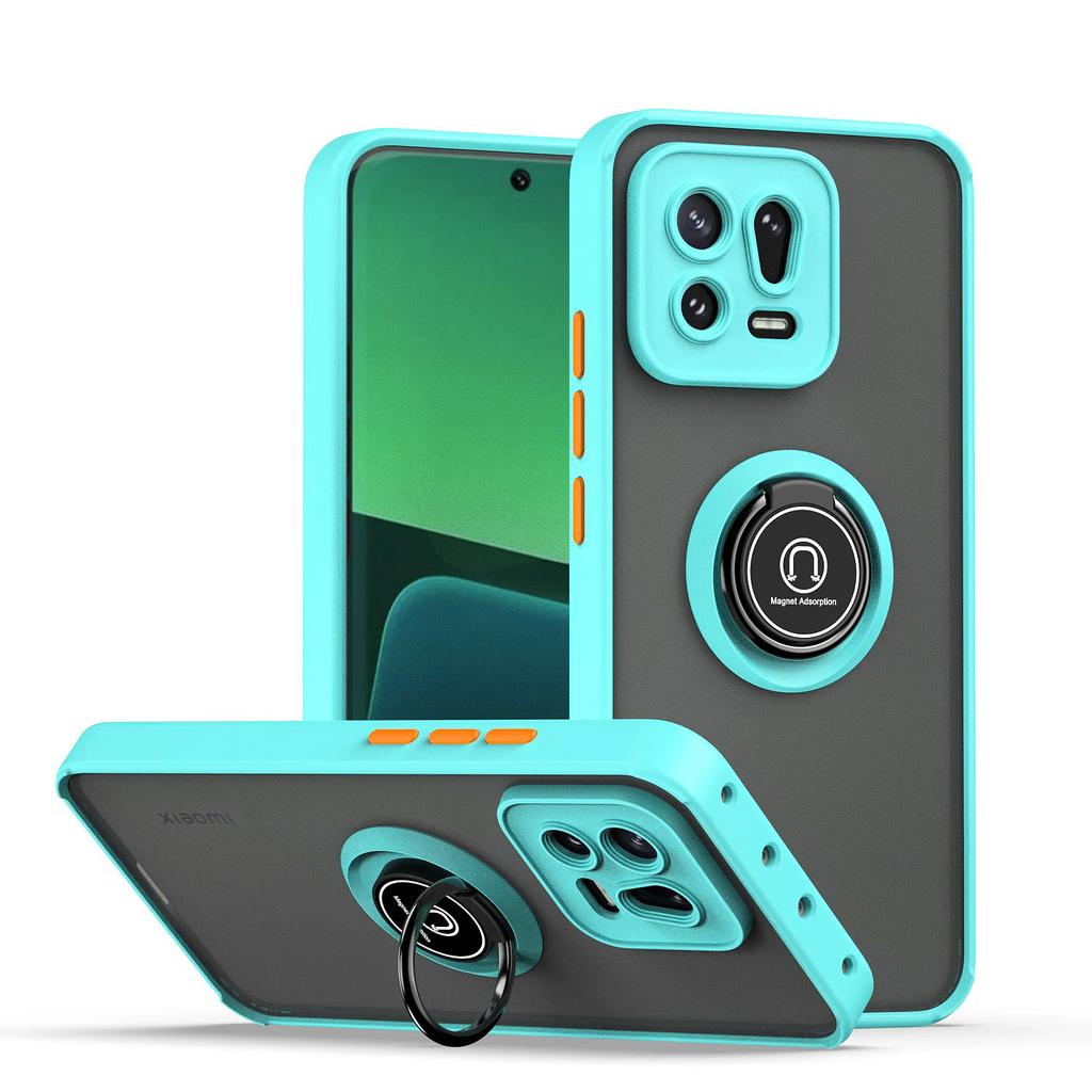Magnetic Ring Holder Case For Xiaomi Mi 14T 13T 12T 11T 10T 15 Pro Funda For Mi 13 12 11 Lite Ultra Shockproof Armor Phone Cover