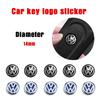 ·5/10PCS Car Remote Key Sticker Aluminum Emblem Decoration Decal For VW GTI Polo Golf Passat Tiguan Arteon Touareg Taigo Caddy J pn2