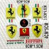 Car Sticker Ferrari Horse Pattern Self-adhesive Decal Decoration Shield Stickers Replacement for Ferrari SJ Teams Competizione JG3