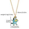 Bluey Bingo Cartoon Animal Alloy Necklace Choker Y2K Aesthetic Cosplay Prop Cute Durable Gift Fashion Accessory
