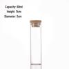 Available: Bamboo Lid Glass Test Tube 30mm with Rubber Ring Cork, Ideal for Flower Tea Storage, Moisture-Proof, and Portioning.