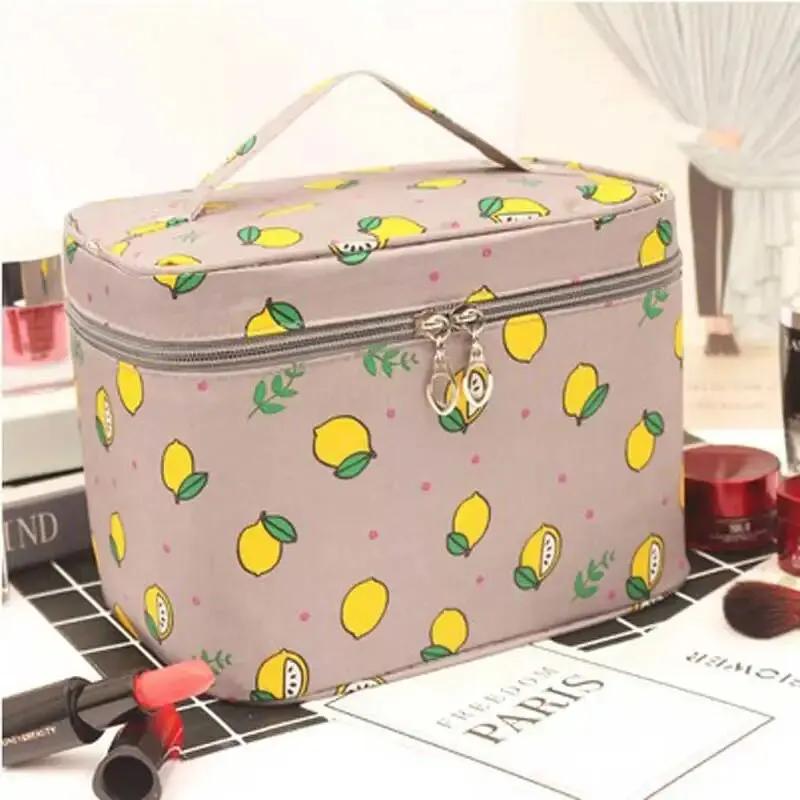Waterproof Portable Women Makeup Bag High Capacity Toiletries Organizer Storage Cosmetic Cases Zipper Wash Beauty Pouch Travel