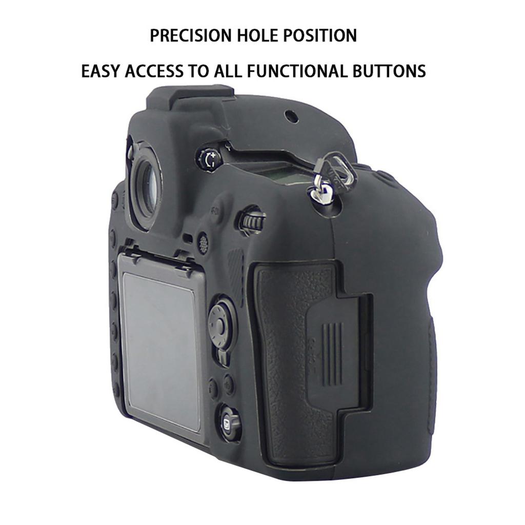 Soft Silicone Protective Case Dust Proof Anti Slip Shell for Nikon D850 Camera