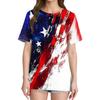 T Shirts For Women Round Neck Dressy Casual Blouses Printing Short Sleeve Summer Tops Loose Fit