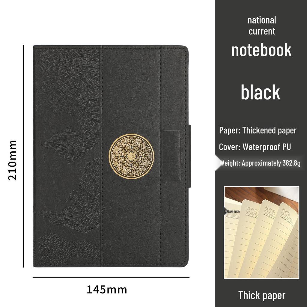 Luxury Mid-Autumn Festival Gift Set with Built-in Pen Holder