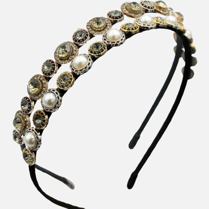 

J.Lauren Жемчужная Кубическая Империя Кастинг Повязка для волос H01457 Cubic