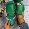 Women Slippers 2026 Summer New Casual Slippers Fashion Solid Color Open Toe Shoes Comfortable Non-slip Sandals Home Slides Women