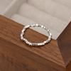 Rope Elastic Stylish Copper Ring For Women Featuring Unique Geometric Elements Fashion