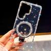 Fulcrum Rhinestone Glitter Holder for Samsung S26 Ultra/S25 Plus Luxury Phone Case A17/A56.