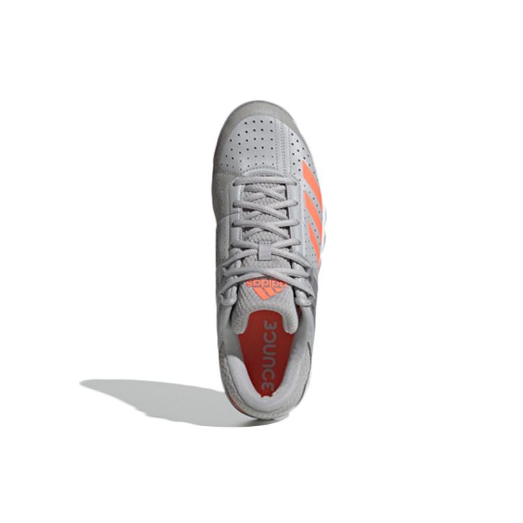 Adidas Wucht P5 Cushioning Slip Resistant Lightweight Low top Running Shoes Men's Silver Gray Orange EH1332