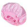 Satin Bonnets Night Sleeping Cap Large Elastic Wide Soft Band Colorful Silk Hat for Curly Hair Care Beauty Makeup for Women Men
