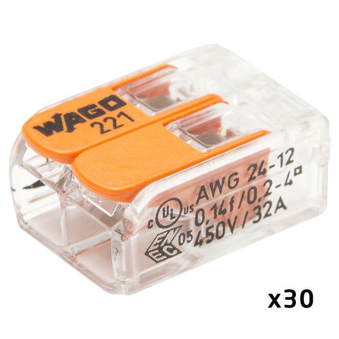 Pot panaché de 100 bornes de connexion automatique 2, 3 et 5 entrées S221