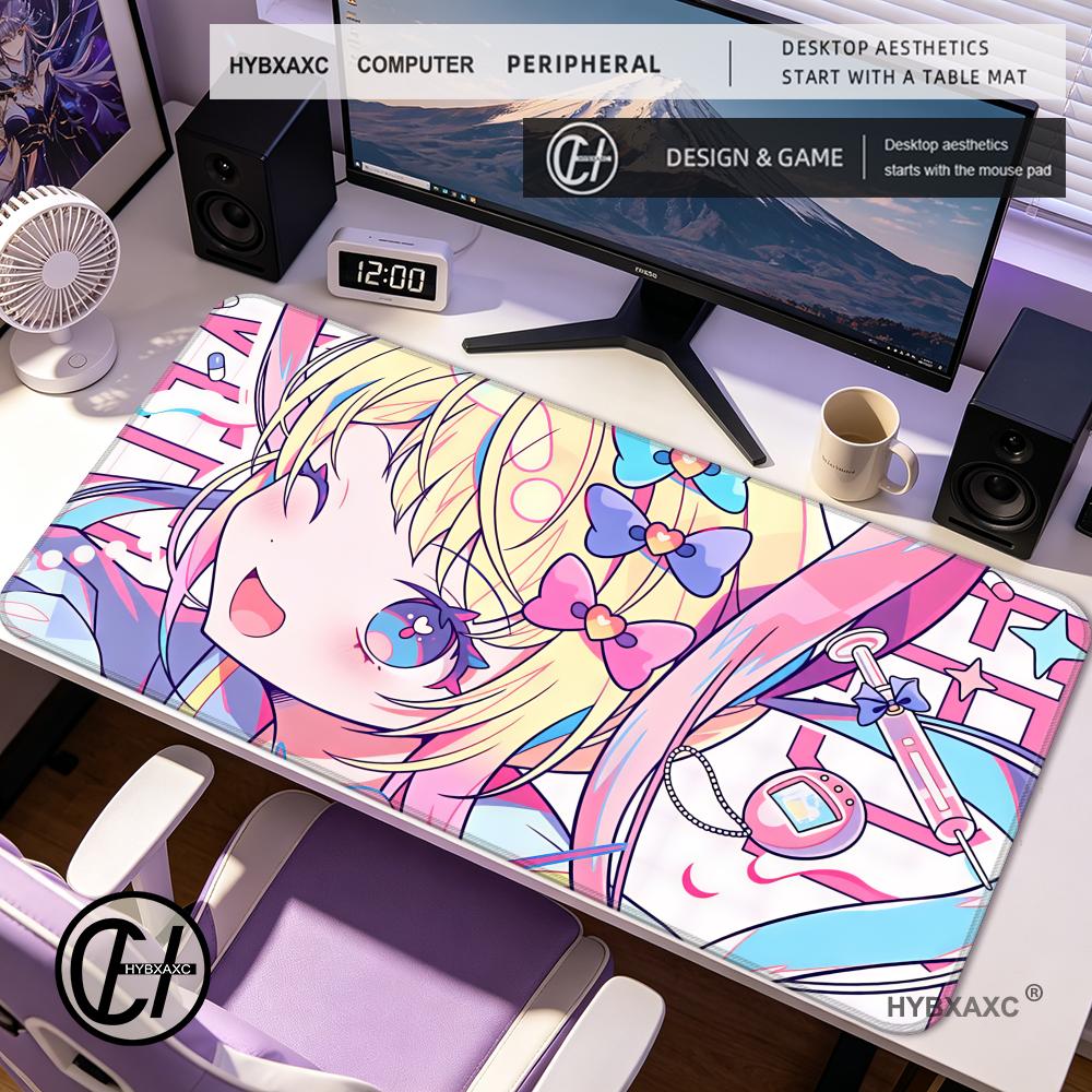 HYBXAXC A Cult Style Needy Streamer Overload MousePad Extended Mat HD Print NonSlip Rubber DeskMat Game Collectors Mousepad