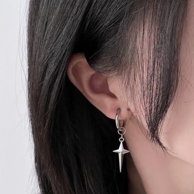 Orecchini a Croce Semplici per Donne Uomini Nicchia Vintage Stile Unisex Orecchino Gioiello Accessorio per Coppia