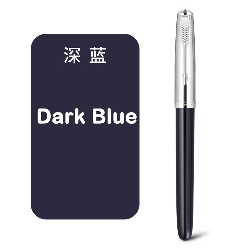 JINHAO 86 Resin Classic Fountain Pen Silver Cap Extra Fine Nib 0.5mm Ink Pen School Office Supplies Writing Pens Stationery
