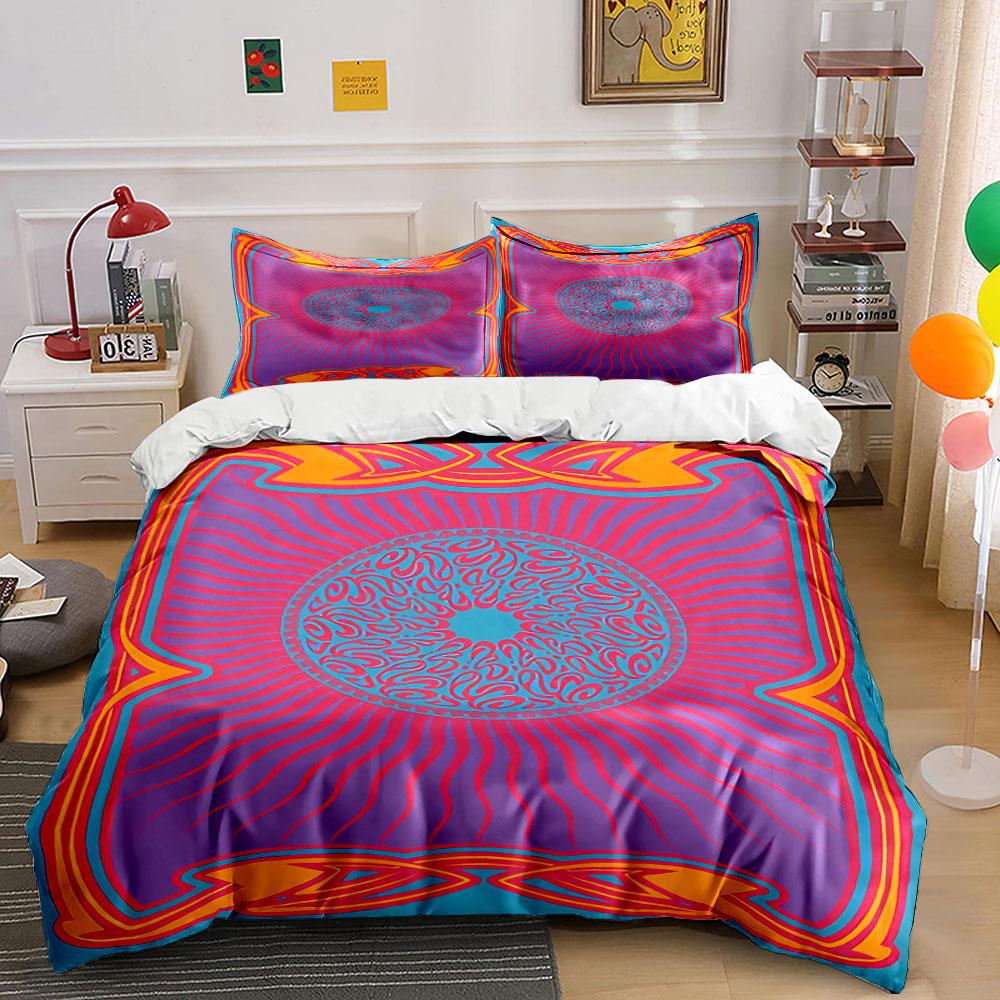 Abstract swirling central circle. Bedding sets Duvet cover sets Duvet covers Pillowcases(1 * Duvet Cover 2 * Pillowcases without duvet insert)