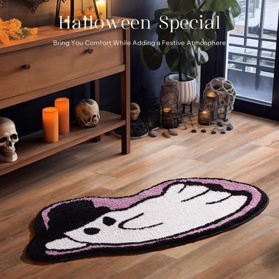 Halloween Rugs 20X 35in  Tufted Non-Slip Bathroom Front Door Living Room Mats Carpet