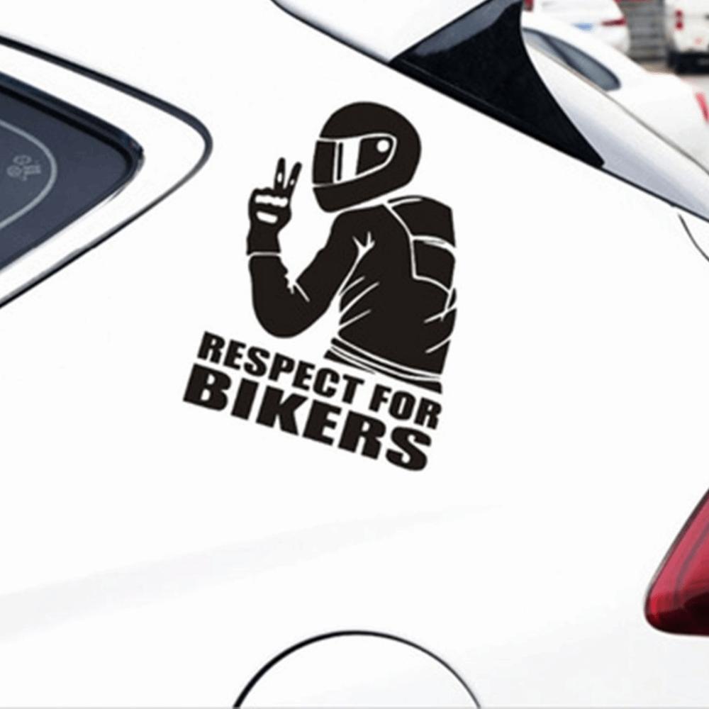 New Bicycle Protection Automobile Decoration 3D Respect Car Sticker Auto Decal Reflective