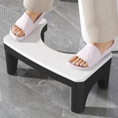 Toilet Adults Potty Stool Ergonomic Non-Slip Bathroom Footstool Compact Space Saving Potty Step Squatting Stool
