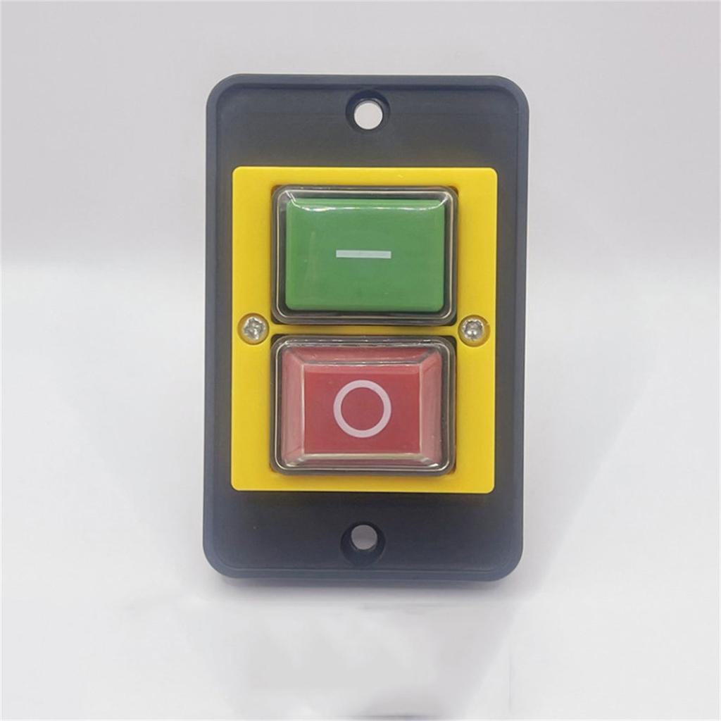 YH01-A Electromagnetic Button Switches 4/5 Pin Push Button Switches Momentary Button Suitable for Cutterbar Bench Drill