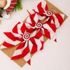 Christmas Bows 12 Pieces Festive Holiday Ornaments Christmas Bows Decorations For Garland Indoor Outdoor Wedding Party Staircase