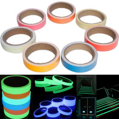 Fluorescent Night Vision Self Adhesive Warning Tape 1PC Luminous Tape Wall Sticker PVC Popular Glow In Dark High Quality  Jewelry Accessory