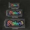 1pc Diskarte Motocycle Stickers Waterproof for Motocycle Fuel Tanks Fairings Helmets Car Windows Bicycle Universal Vinyl Decals