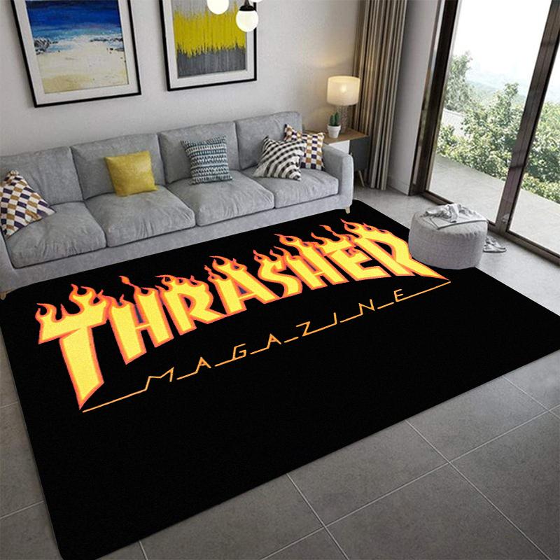 T-thrush Printed Carpet Fashion Yoga Mat Non-Slip Carpet Bedroom Decoration Outdoor Carpet Bedroom Birthday Gift