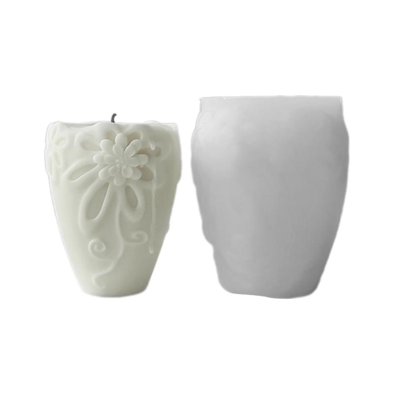 Silicone Soap Mold Silicone Candle Molds Hydrangea Flower Shape Clay Mould Silicone Soap Making Molds Silicone Texture