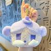 Cute Plush Cartoon Keychain Adorable Couple Backpack Accessories For Girls