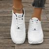 Women's Shoes Fashion Contrast Small White Shoes Women's Singles Shoes Women's Sneakers Pumps Pumps Lace-up Shoes Casual Shoes
