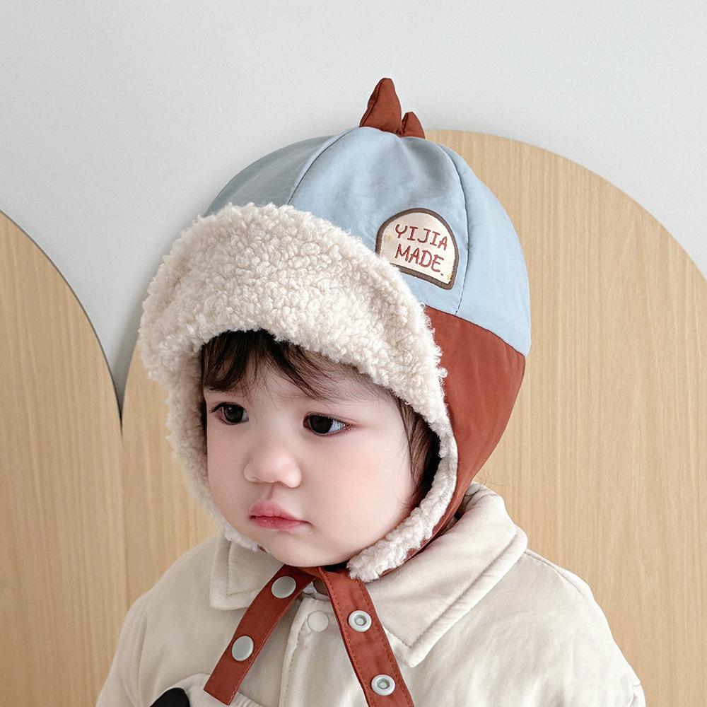 Winter Baby Gehörschutz Mütze Kinder Cartoon Pilotenmütze Koreanische Version Klassische Herbst Winter Junge Mädchen Baby Gehörschutz Mütze