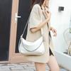 Lychee Pattern Chain Crossbody Bag OEM Large Capacity Soft Leather Shoulder Armpit Bag